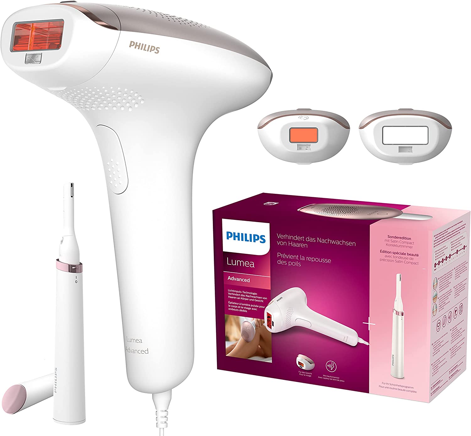 Philips Lumea BRI921 Advanced IPL Hair Removal Tool With 2 Attachments –  BeautySook_JO